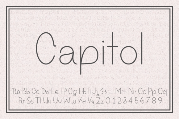 A Capitol: The Thin Sans Serif Font for Modern Web Design