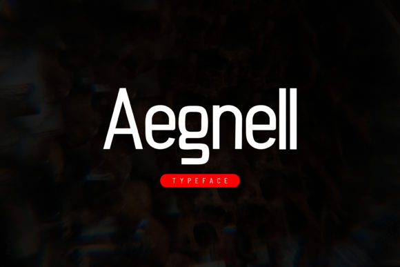 Aegnell: The Modern Typeface for Polished Branding