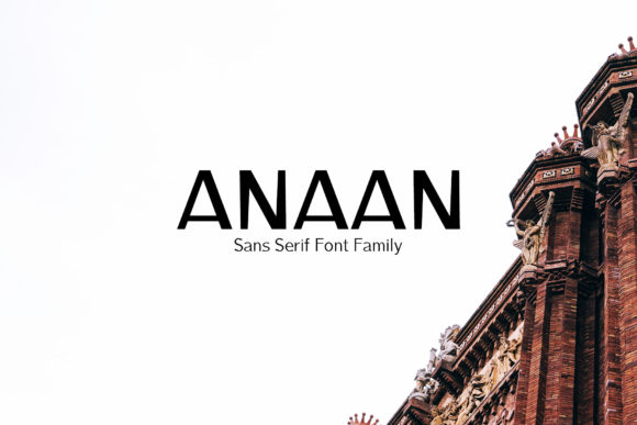 Anaan Family: The Modern Typeface for Makers
