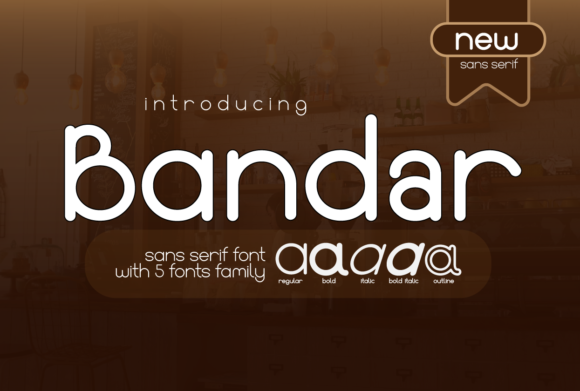 Bandar: A Minimal Sans Serif Font for Bold Campaigns