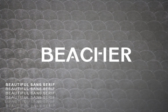 Beacher Family: Modern Sans Serif Font for Campaigns