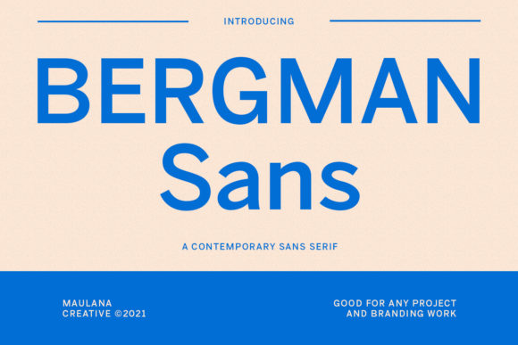 Bergman Font Review: A Clean Sans Serif for Modern Makers