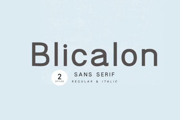 Blicalon Font Review: A Minimal Sans Serif for Modern Campaigns