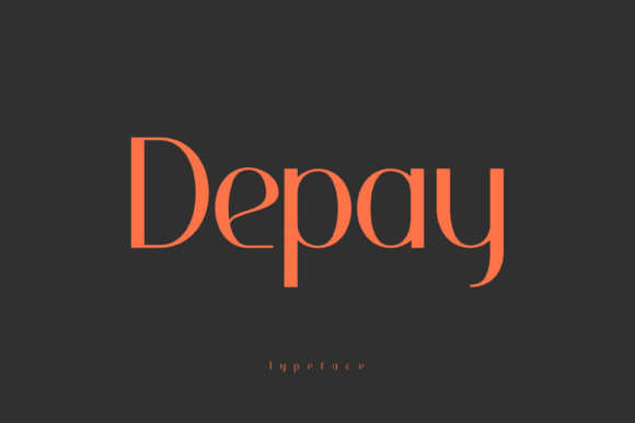 Depay: A Modern Sans Serif Font for Editorial Design