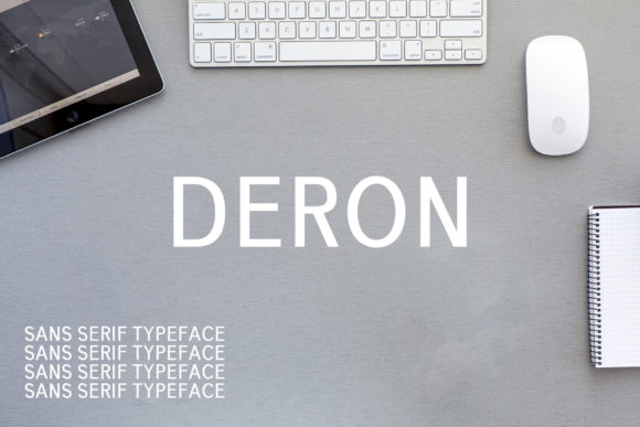 Deron Family: A Modern Sans Serif for Editorial Design