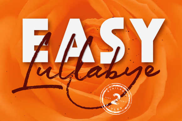 Easy Lullabye Font for Crafters and Sellers