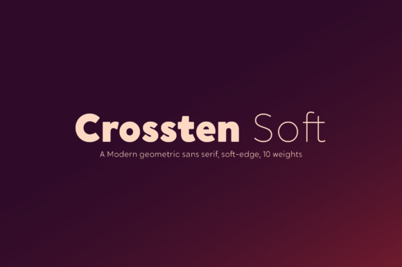 Elevate Your Brand with the Crossten Soft Typeface