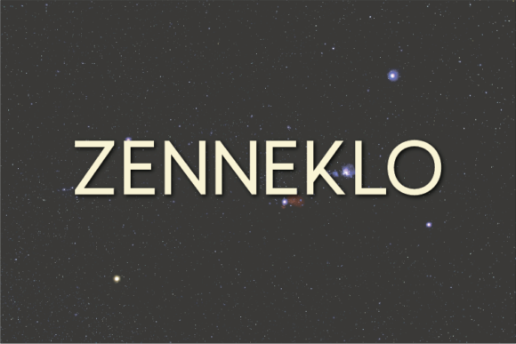 Elevate Your Brand with Zenneklo: A Minimal Sans Serif Typeface