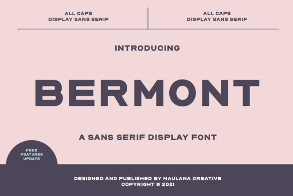 Elevate Your Shop with the Bold Bermont Typeface