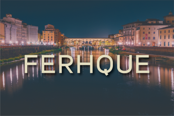Ferhque: A Minimal Sans Serif Font for Web Design