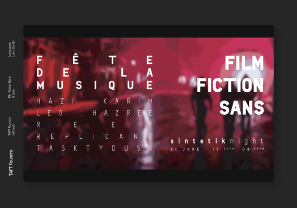 Film Fiction: The Modern Sans Serif Font for Campaigns