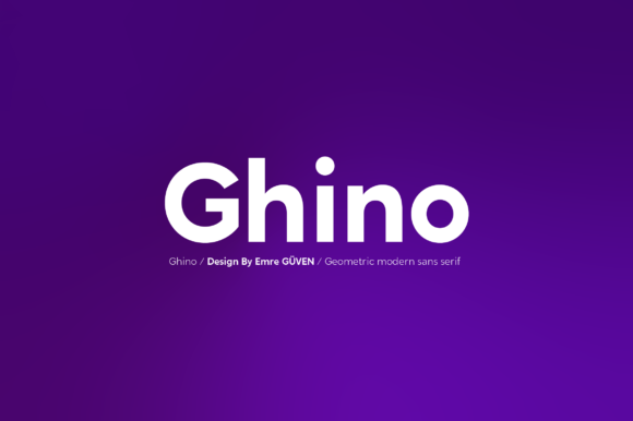 Ghino: The Modern Sans Serif Font for Handmade Brands