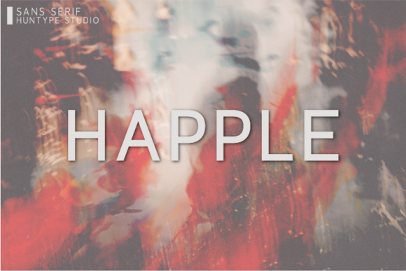 Happle Font Review for Modern Campaign Design