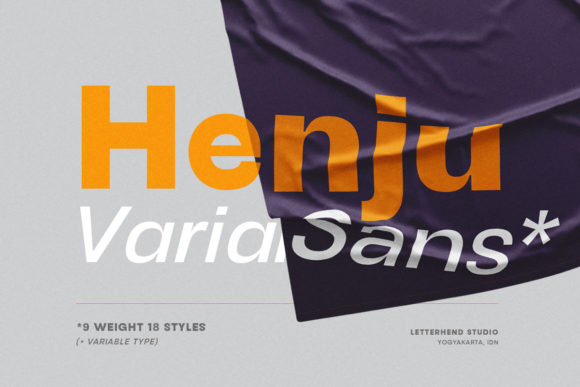 Henju: A Modern Sans Serif Font for Bold Branding