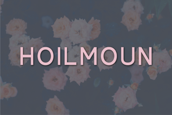 Hoilmoun Font for Clear Campaign Design