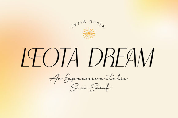 Leota Dream: Elegant Sans Serif Font Review