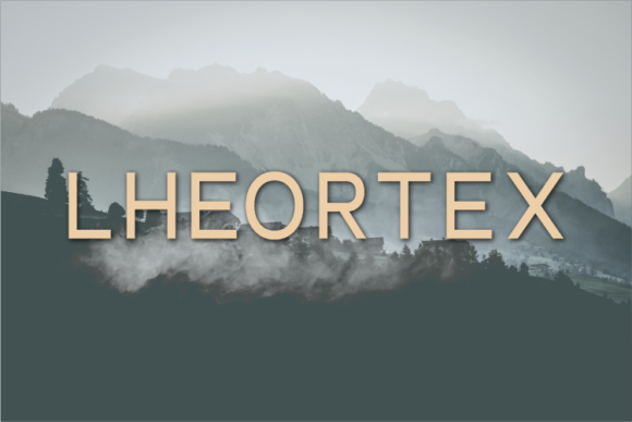 Lheortex: The Minimal Sans Serif Font for Modern Brands