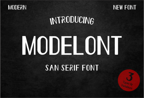 Modelont: A Modern Sans Serif Font for Clean Branding