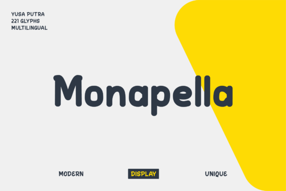 Monapella: The Simple Sans Serif Font for Scroll-Stopping Design