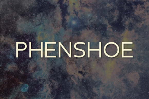 Phenshoe: A Natural Sans Serif Typeface for Modern Editors