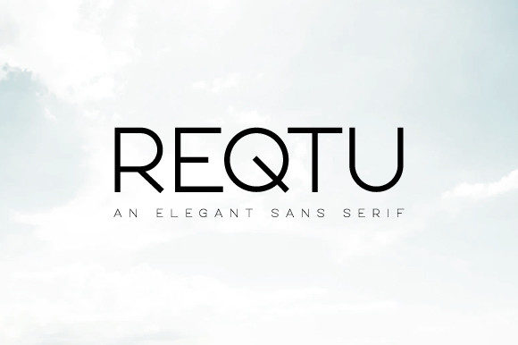 Reqtu: A Minimal Sans Serif Font for Modern Web Design