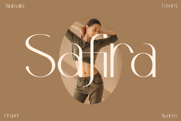 Safira: A Delicate Sans Serif Font for Luxury Branding