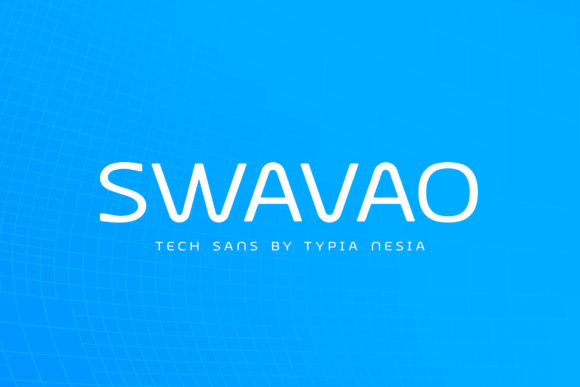 Swavao: The Tech Sans Serif Font for Modern Brands