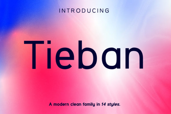 Tieban: The Minimal Sans Serif Font for Modern Campaigns