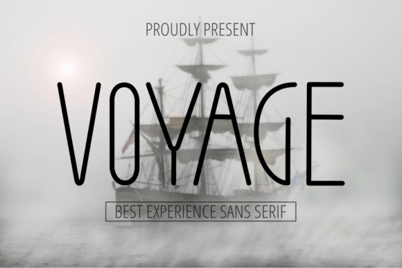 Voyage Font: Tall Sans Serif for Crafters